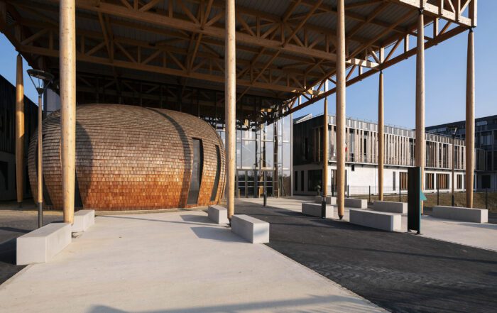 Atelier Loyer ARCHITECTE RENNES Lycee Simone Veil Accueil