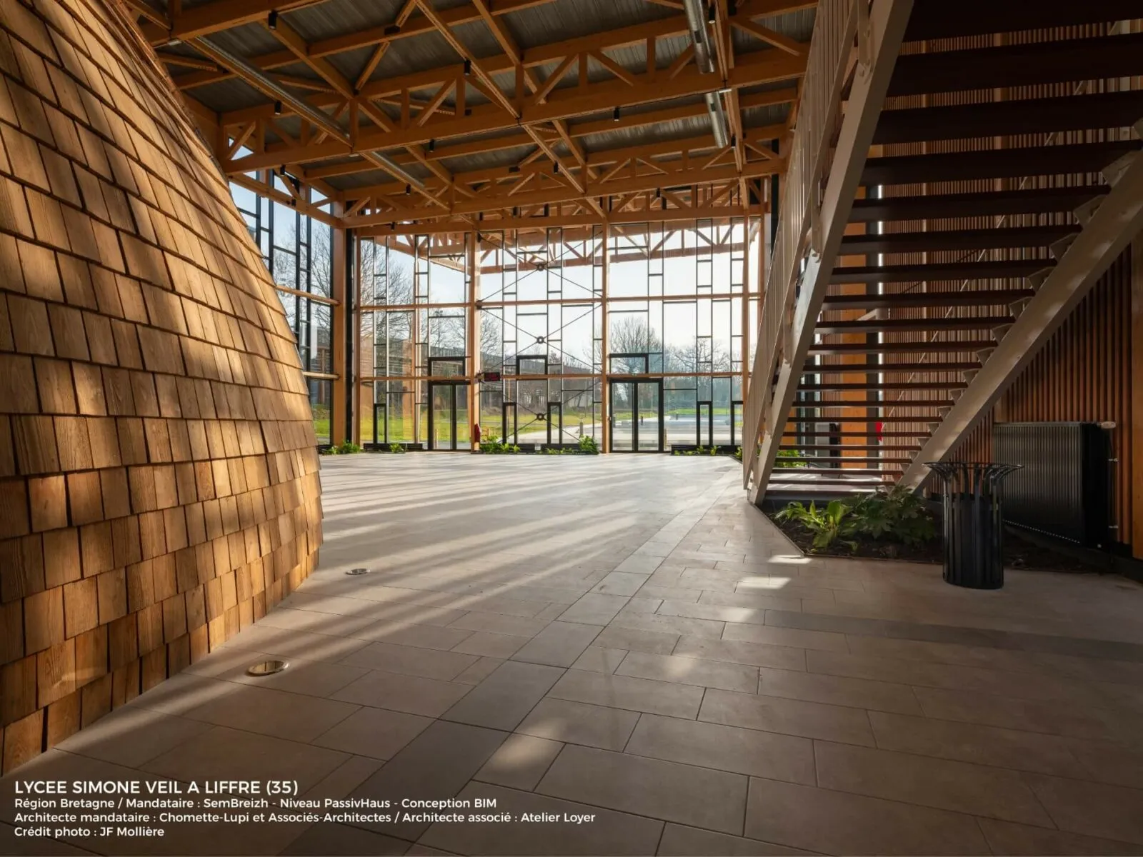 Atelier Loyer ARCHITECTE RENNES ATELIER LOYER 1 LYCEE SIMONE VEIL LIFFRE 13