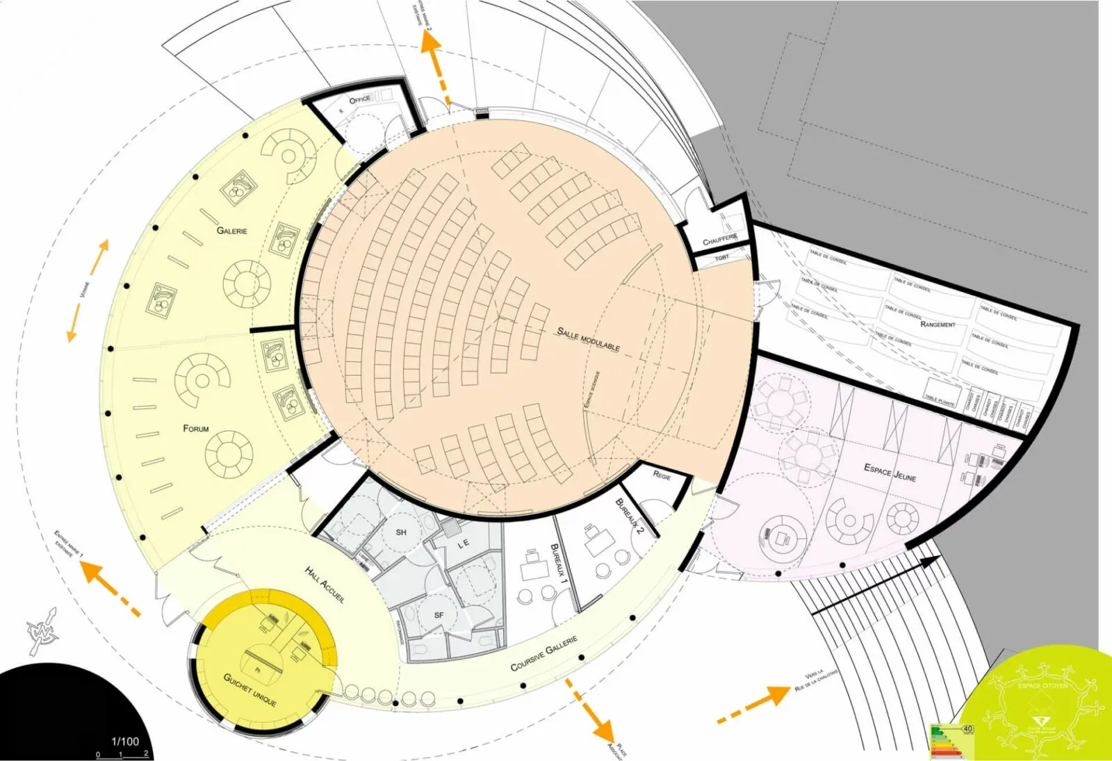 Atelier Loyer ARCHITECTE RENNES ATELIER LOYER 8 ESPACE CITOYEN 4