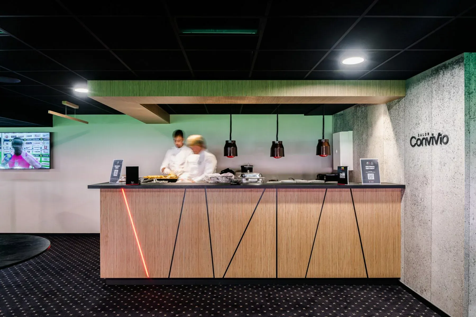 Atelier Loyer ARCHITECTE RENNES Atelier Loyer ARCHITECTE RENNES Leya Hallereau Loyer Architecture Stade Rennais 8 Salon Convivio