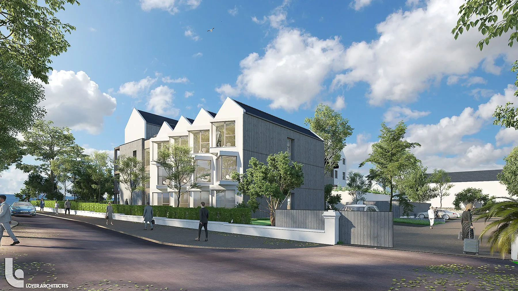 Atelier Loyer ARCHITECTE RENNES Atelier Loyer ARCHITECTE RENNES VUE DEPUIS ACCES PK V2