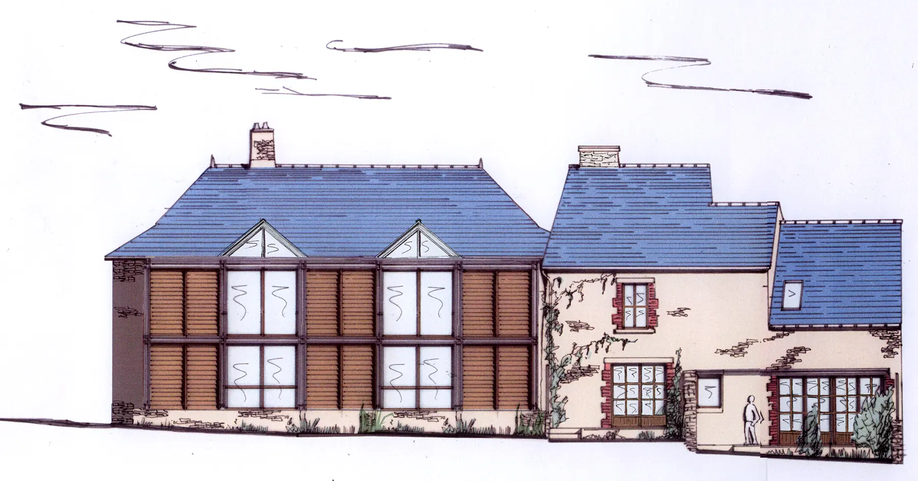 Atelier Loyer ARCHITECTE RENNES 4.Hameau 1001 Illustration Architecture Atelier Loyer Copie 1